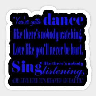 You've gatta danse Sticker